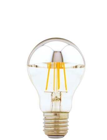 Led dl vint fil g125 bumped 220/240v 5w gold 2000k spiral dim Lampade