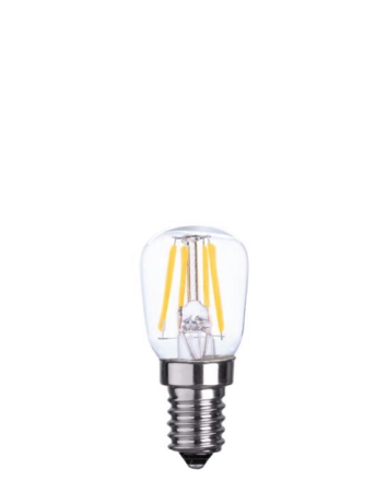 LED FIL T25 220/230V 2W E14 2700K CLEAR Lampade