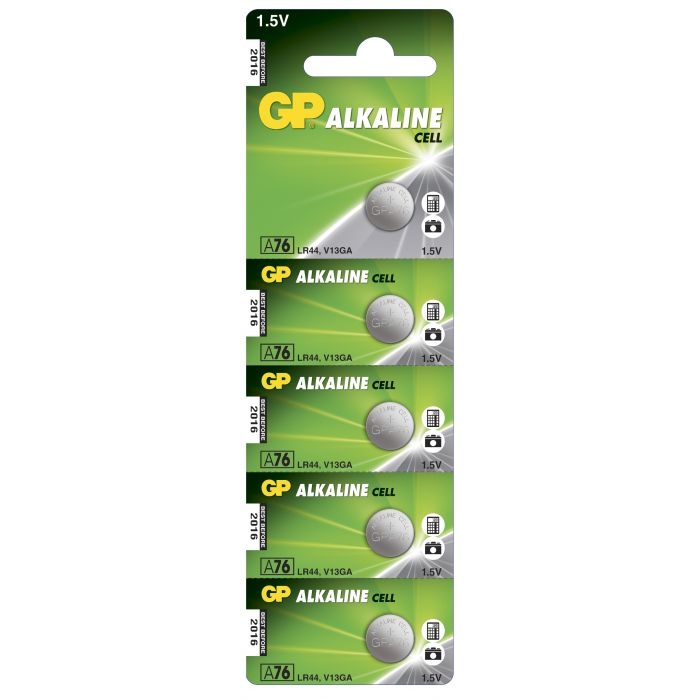 GP 76A-C5 / LR44 / LR1154 / AG13