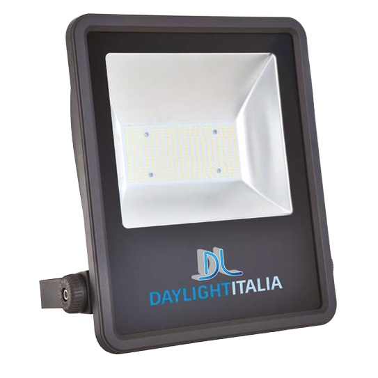 PROIETTORE LED STAR PIATTO 100W 4000K 230V NERO